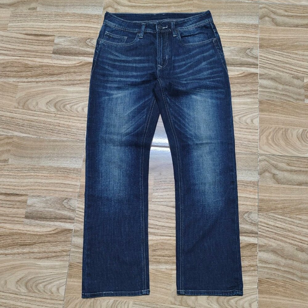 Dark Wash Bootcut Denim Jeans - Picture 3 of 4